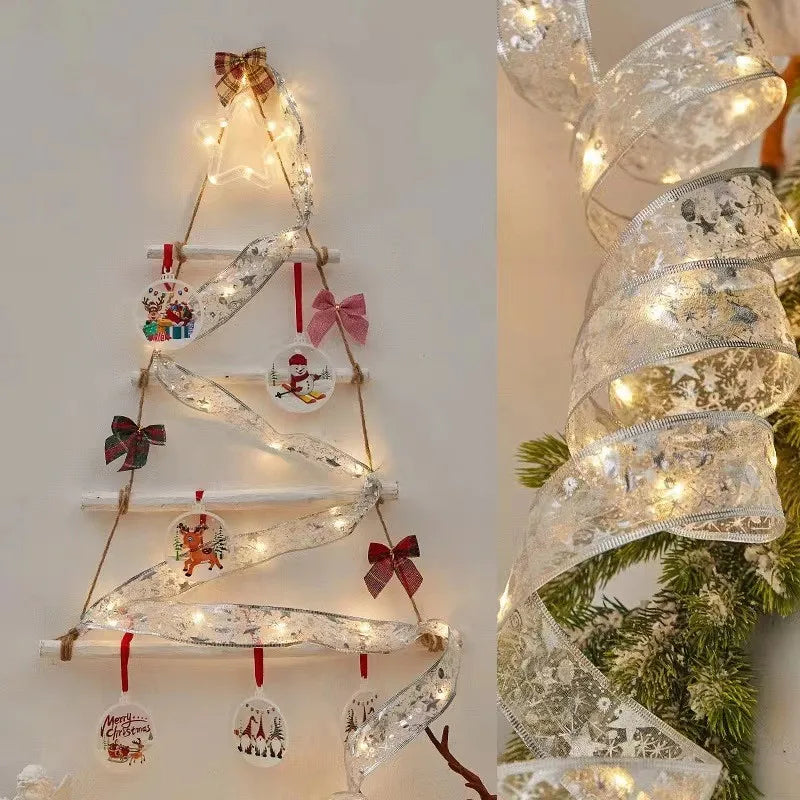 Fita LED Natalina - Luzes de Fada para Árvore de Natal e Decoração