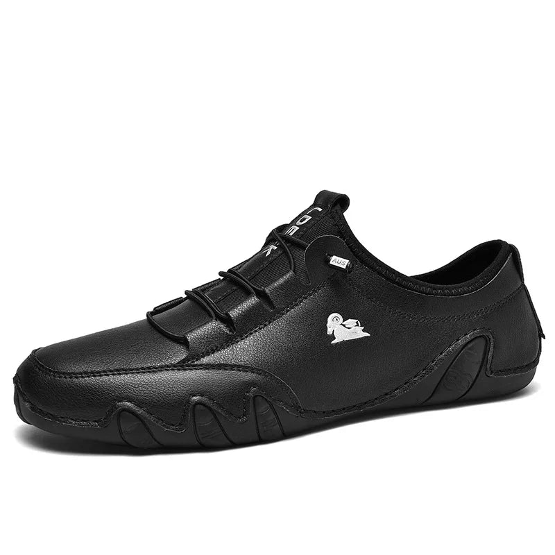 Mocassim Masculino Confortável de Couro Sintético - Outlet do Cazé