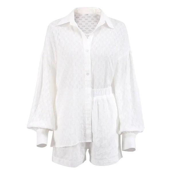 Conjunto Feminino de Linho com Camisa e Bermuda - Outlet do Cazé