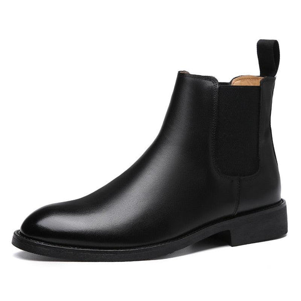 Bota Masculina de Couro Elegance - Conforto e Estilo para o Inverno- Outlet do Cazé