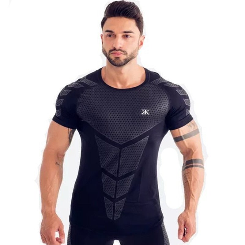 Camiseta Masculina de Compressão e Secagem Rápida - Outlet do Cazé