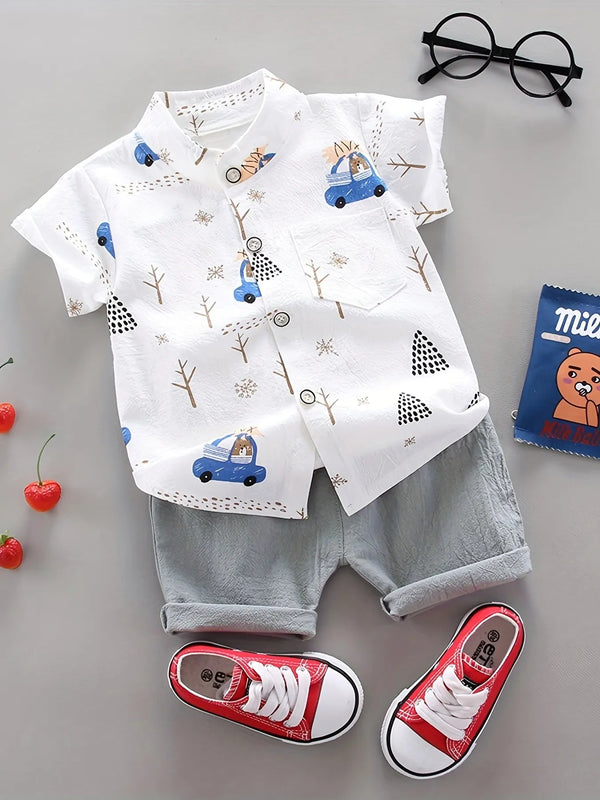 Conjunto Short e Camisa para Bebê e Criança - Verão - Outlet do Cazé