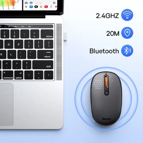 Mouse Sem Fio Bluetooth com Clique Silencioso e DPI Ajustável - Outlet do Cazé