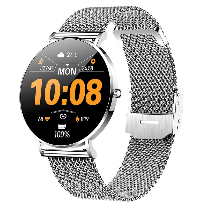 Relógio Digital Inteligente Feminino Smartwatch Black