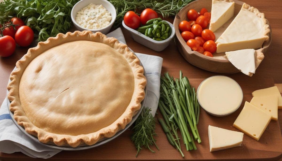 Passo a passo para preparar torta salgada com textura perfeita